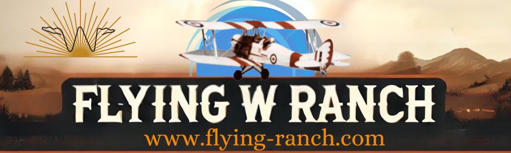 flying w ranch banner